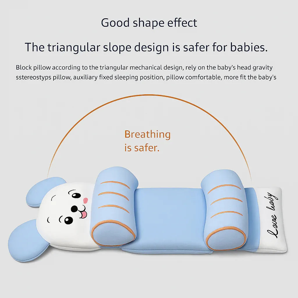Protect Baby's Head Shape - Soft & Safe Pillow